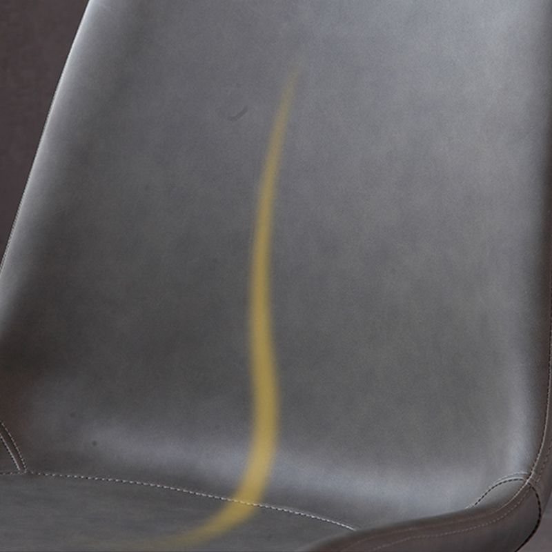 Contemporary Side Chair Metal Solid Back Dining Room Chair for Brasserie Clearhalo 'Dining Chairs' 'Dining Tables & Seating' 'dining_chair' 'furn' 'furn_dining_chair' 'Furniture' 'Kitchen & Dining Furniture' 1200x1200_8c8dc7a1-83e1-4b99-88b2-3939acb08ad5