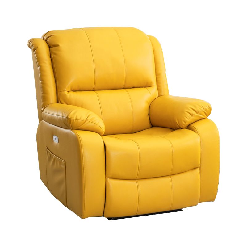 Swivel Glider Recliner stoel echte lederen standaard recliner