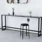 Contemporary Style Upholstered Counter Stool Bar-height Bar Stool with Metal Legs Clearhalo 'Bar Furniture' 'Bar Stools' 'bar_stools' 'furn' 'furn_bar_stools' 'Furniture' 'Kitchen & Dining Furniture' 1200x1200_8c8e99a7-6d3f-42be-b401-0deb7806a5bd