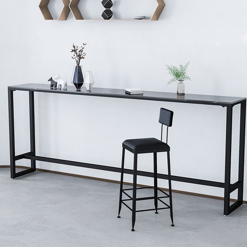 Contemporary Style Upholstered Counter Stool Bar-height Bar Stool with Metal Legs Clearhalo 'Bar Furniture' 'Bar Stools' 'bar_stools' 'furn' 'furn_bar_stools' 'Furniture' 'Kitchen & Dining Furniture' 1200x1200_8c8e99a7-6d3f-42be-b401-0deb7806a5bd