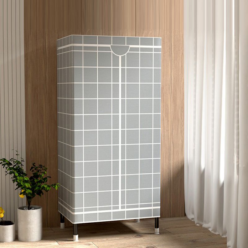 Armoire de garde-robe contemporaine avec étagères armoire en acier armoire