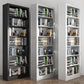 Open Metal Bookshelf Modern Home Living Room Rectangular Bookcase