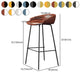 Glam Counter Bar Stool Armless Leather Bar Stool with Footrest Steel Base Clearhalo 'Bar Furniture' 'Bar Stools' 'bar_stools' 'furn' 'furn_bar_stools' 'furniture_bar_stools' 'Kitchen & Dining Furniture' 'kitchen&dining_furn' 'kitchen' 'kitchen_furn' Furniture' 1200x1200_8c920680-148f-4b9b-9cdf-971c166d9d3d