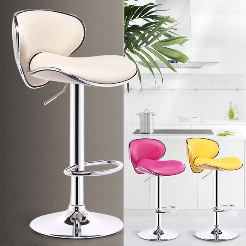 Industrial Style Bar-stool Metal Leg Leather Bucket Seat for Kitchen Bar Clearhalo 'Bar Furniture' 'Bar Stools' 'bar_stools' 'furn' 'furn_bar_stools' 'furniture_bar_stools' 'Kitchen & Dining Furniture' 'kitchen&dining_furn' 'kitchen' 'kitchen_furn' Furniture' 1200x1200_8c950896-97c9-4ca6-81e0-4a6927ae8878