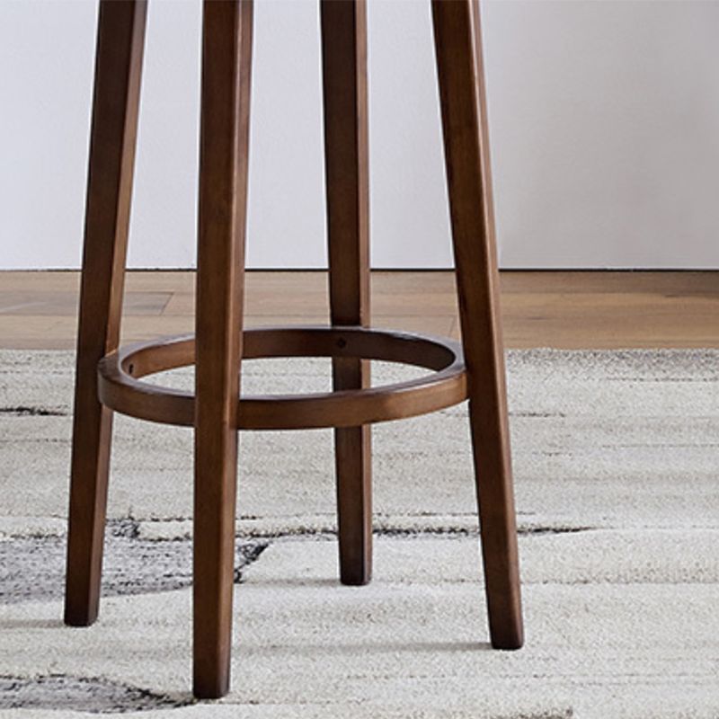 Vaste houten toonhoogte krukken backless balk en tegenstoel