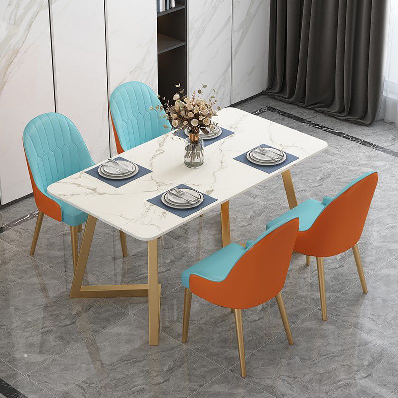 Traditional Luxury Rectangle Dining Table Double Pedestal Furniture for Indoor Clearhalo 'Dining Tables & Seating' 'Dining Tables' 'dining_table' 'furn' 'furn_dining_table' 'Furniture' 'furniture_dining_table' 'Kitchen & Dining Furniture' 'kitchen' 'kitchen_dining_table' 1200x1200_8c96ab77-7318-46bf-93ae-594ca9d9a6f9