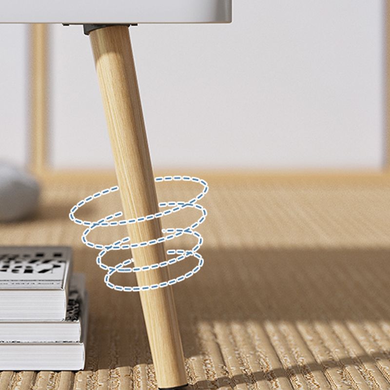 Moderno semplice 1 tavolino da caffè singolo tavolino in legno - 15,75 "D