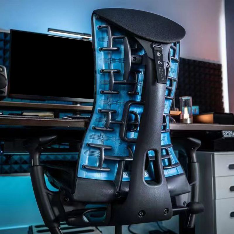 Modern Removable Arms Chair Adjustable Seat Height Slide Chair Clearhalo 'furn' 'furn_office_chair' 'Furniture' 'Office Chairs' 'Office Furniture' 'office_chair' 1200x1200_8c999da2-ffc0-473d-b802-81286cb156a6