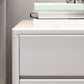 Solid Wood Bedside Cabinet Modern Minimalist Bedside Table with Drawers