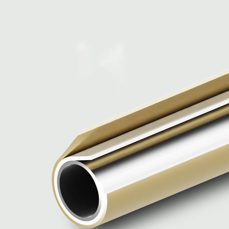 Glam Metal Side Table with Shelves Round Stone Top Accent Side Table