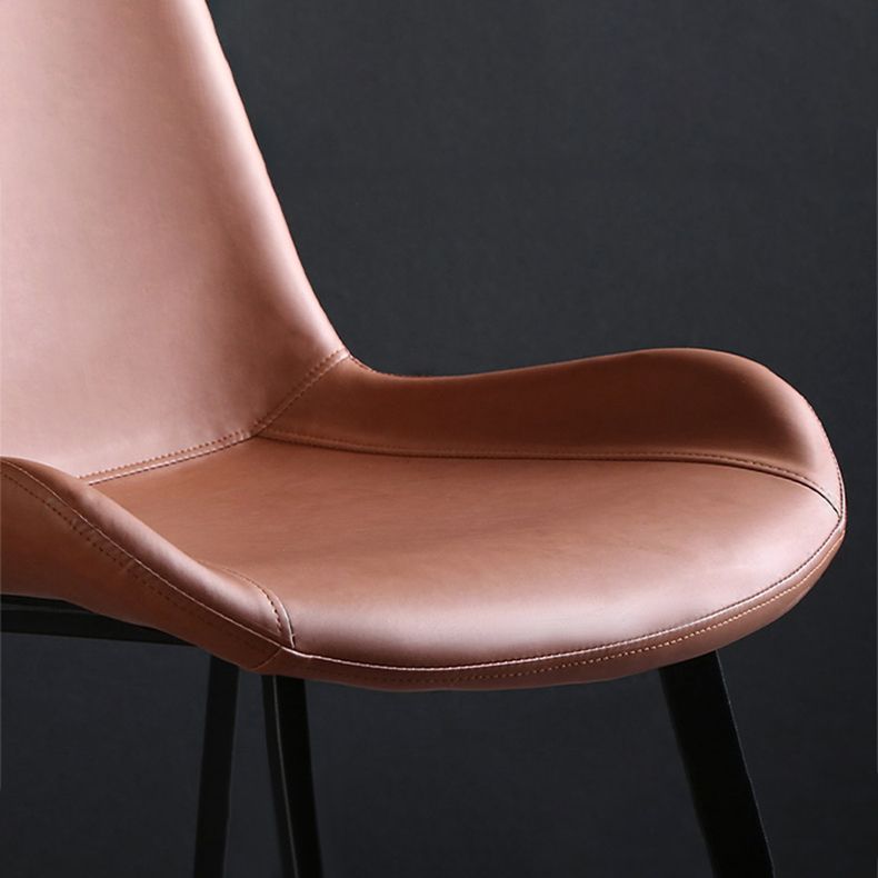 Metal Industrial Dining Kitchen Room Chair Solid Back Side Chair Clearhalo ' kitchen&dining_furn' 'Dining Chairs' 'Dining Tables & Seating' 'dining_chair' 'furn' 'furn_dining_chair' 'Furniture' 'furniture_dining_chair' 'Kitchen & Dining Furniture' 'kitchen' 1200x1200_8c9de148-11ef-4602-8600-4f04e8dfb125