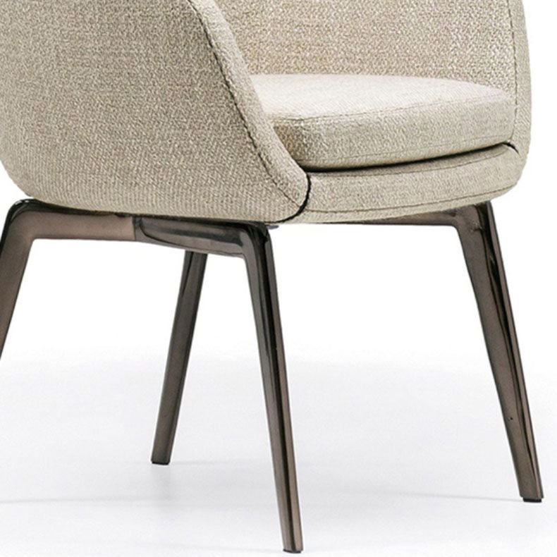 Gepolsterte Küche Essstühle Industrial Style Essstuhl mit schwarzen Beinen