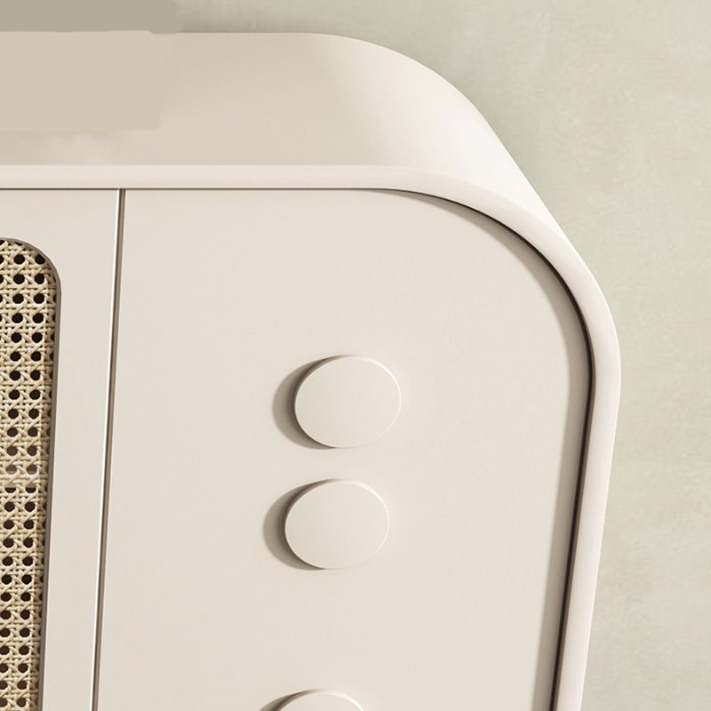 Mobile moderno armadio latestino di stoccaggio in legno con cassetti e porta