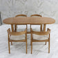 Contemporary Oval Solid Wood Table Standard Height Dining Table with Trestle Base Clearhalo 'Dining Tables & Seating' 'Dining Tables' 'dining_table' 'furn' 'furn_dining_table' 'Furniture' 'furniture_dining_table' 'Kitchen & Dining Furniture' 'kitchen' 'kitchen_dining_table' 1200x1200_8ca4ae44-00a3-4fe1-9978-256fce0b918a