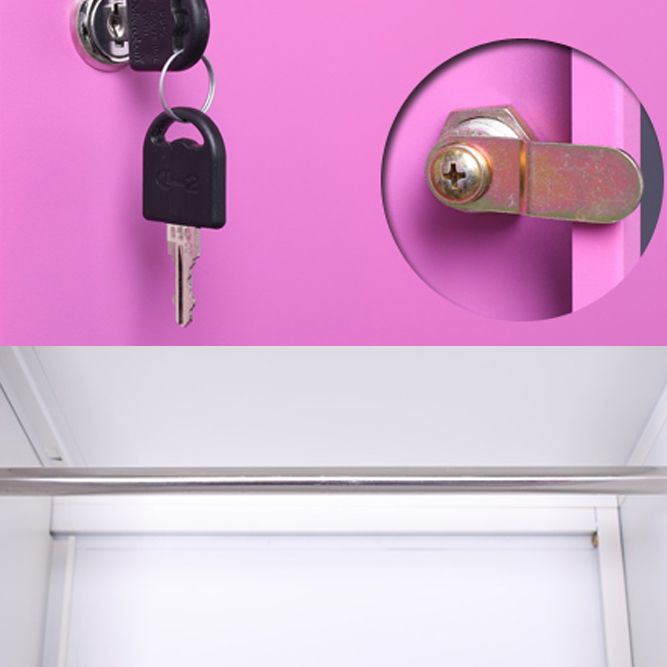 Zeitgenössischer Schrank mit Scharnier -Türen Metall Matte Finish Badezimmer Lagerschrank