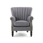 29.5"W Armchair Basic Four Leg Tufted Back Arm Chair for Living Room