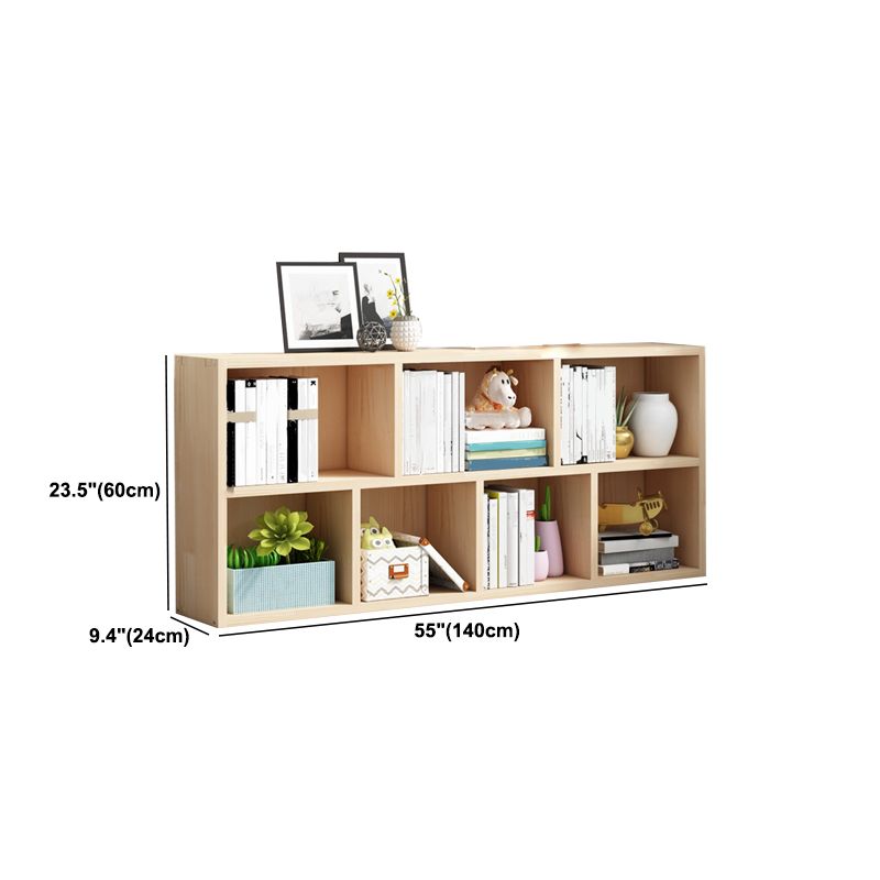 Contemporary Shelf Bookcase Wooden Closed Back Bookshelf for Home Clearhalo 'Bookcases' 'furn' 'furn_bookcases' 'Furniture' 'Office Furniture' 1200x1200_8ca55120-dbfb-4d8f-b004-57e68cb28cdf