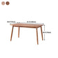 Solid Wood Dining Room Table Contemporary Style 4-foot Dining Site Table Clearhalo 'Dining Tables & Seating' 'Dining Tables' 'dining_table' 'furn' 'furn_dining_table' 'Furniture' 'furniture_dining_table' 'Kitchen & Dining Furniture' 'kitchen' 'kitchen_dining_table' 1200x1200_8ca8b9b3-8ce2-47d2-96ed-19d30e3cab15
