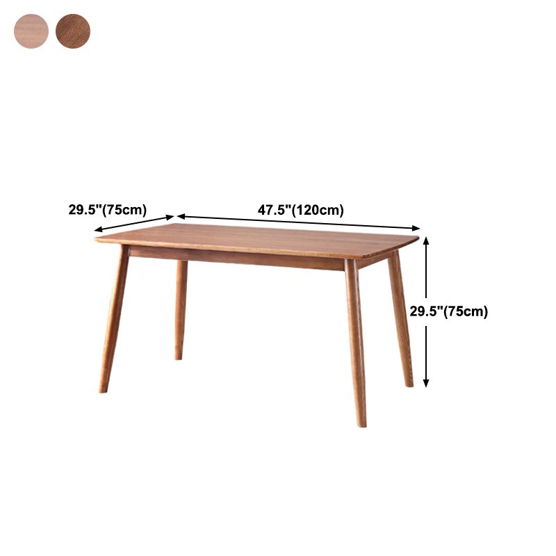 Solid Wood Dining Room Table Contemporary Style 4-foot Dining Site Table Clearhalo 'Dining Tables & Seating' 'Dining Tables' 'dining_table' 'furn' 'furn_dining_table' 'Furniture' 'furniture_dining_table' 'Kitchen & Dining Furniture' 'kitchen' 'kitchen_dining_table' 1200x1200_8ca8b9b3-8ce2-47d2-96ed-19d30e3cab15