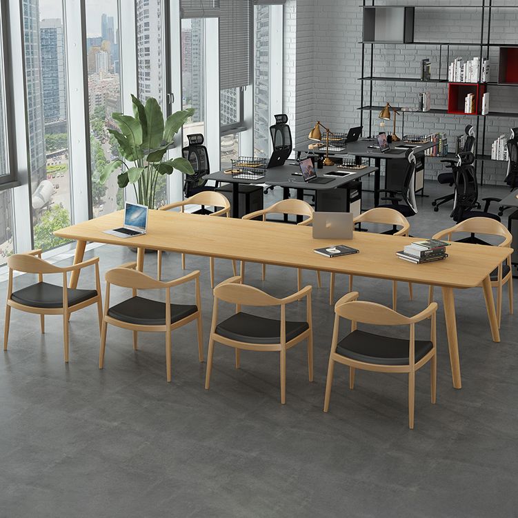 Glam Khaki Solid Wood Dining Table Standard Rectangle Shape Dining Table for Kitchen Clearhalo ' dining_table' 'Dining Tables & Seating' 'Dining Tables' 'furn' 'furn_dining_table' 'Furniture' 'furniture_dining_table' 'Kitchen & Dining Furniture' 'kitchen&dining_furn' 'kitchen' 'kitchen_dining_table' 1200x1200_8ca9d7fe-c02e-4da3-bee0-ff799c525519