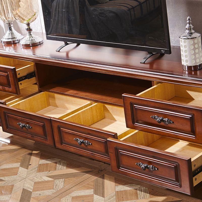Meuble TV en bois Style traditionnel maison salon meuble TV Console avec tiroirs