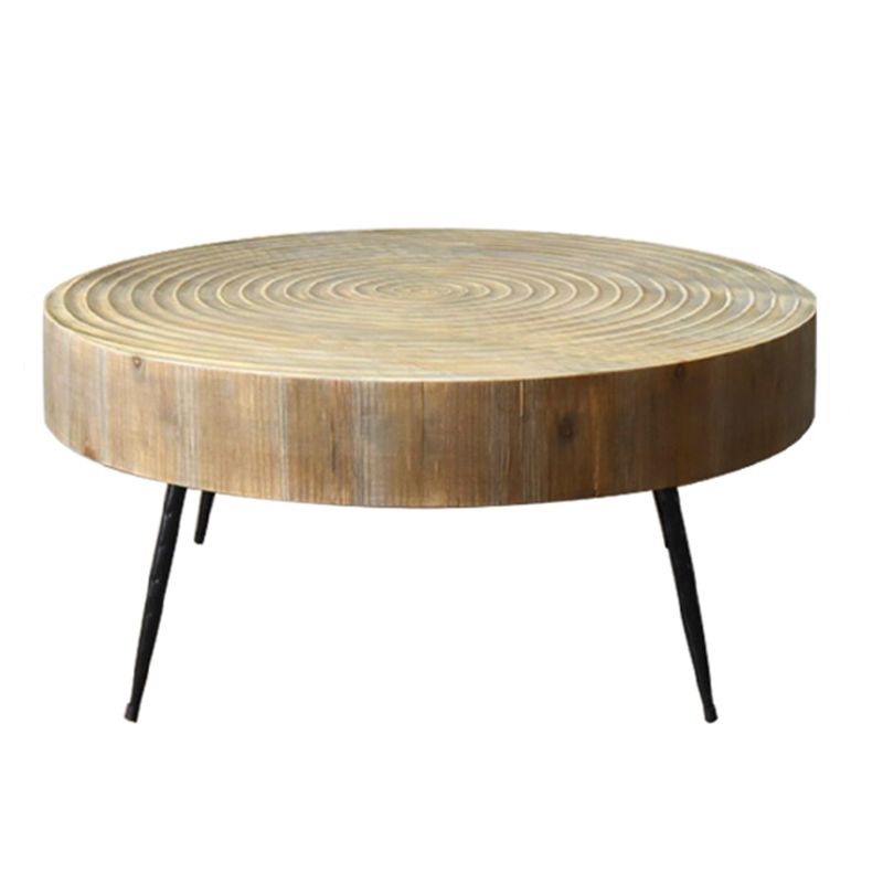 3 Legs Round Natural Finish Coffee Table Rustic Wooden Coffee Table Clearhalo 'Coffee & Accent Tables' 'Coffee Tables' 'coffee_tables' 'furn' 'furn_coffee_tables' 'Furniture' 'furniture_coffee_tables' 'Living Room Furniture' 1200x1200_8cacdf5a-df2e-4694-a51c-e6c31cb049d1