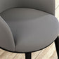 Contemporary Leather Home Arm Chair Solid Back Matte Finish Dining Chair Clearhalo ' kitchen&dining_furn' 'Dining Chairs' 'Dining Tables & Seating' 'dining_chair' 'furn' 'furn_dining_chair' 'Furniture' 'furniture_dining_chair' 'Kitchen & Dining Furniture' 'kitchen' 1200x1200_8caffeb0-9ee0-4606-9988-ad0ca245447a