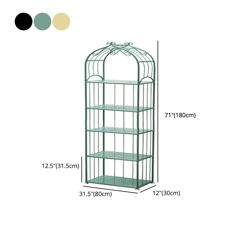 Iron Scandinavian Etagere Bookshelf Vertical Open Bookshelf for Living Room Clearhalo 'Bookcases' 'furn' 'furn_bookcases' 'Furniture' 'furniture_bookcases' 'Office Furniture' 1200x1200_8cb0c7f7-983b-4980-a116-a2c5df4ceead
