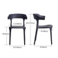 Plastic Dining Arm Chairs Kitchen Open Back Stackable Armchairs Indoor Clearhalo ' kitchen&dining_furn' 'Dining Chairs' 'Dining Tables & Seating' 'dining_chair' 'furn' 'furn_dining_chair' 'Furniture' 'furniture_dining_chair' 'Kitchen & Dining Furniture' 'kitchen' 1200x1200_8cb17f29-18cc-47f9-918f-16cf8a96e78d