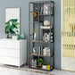 Open Back Shelf Bookcase Glam Style Bookcase for Office and Study Room Clearhalo 'Bookcases' 'furn' 'furn_bookcases' 'Furniture' 'furniture_bookcases' 'Office Furniture' 1200x1200_8cb4db0e-da1e-4ebd-a5f8-e54f8aec5c1c