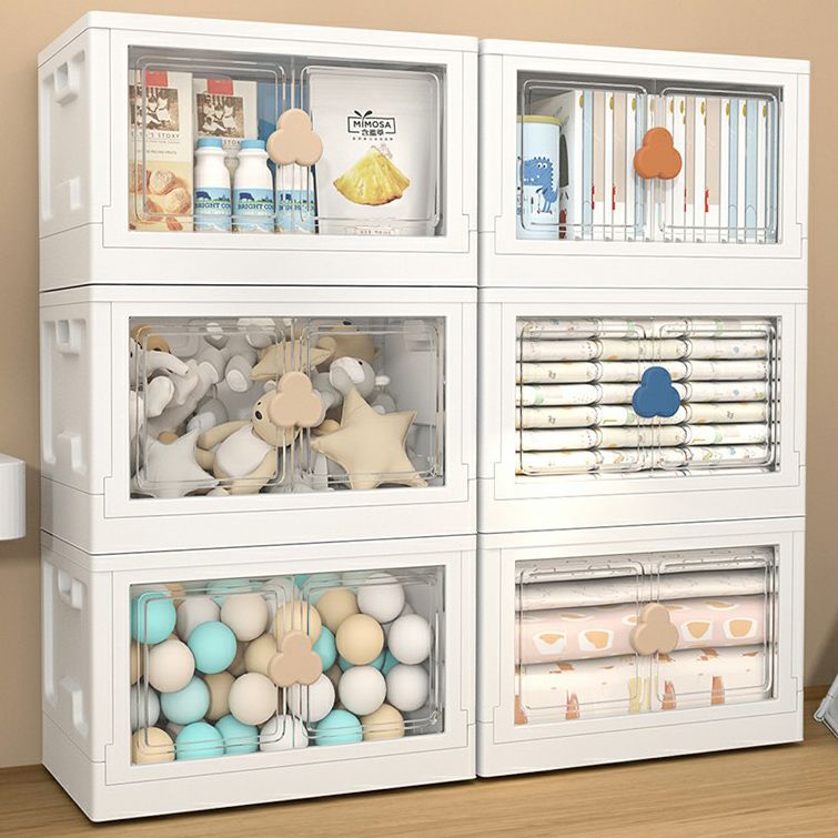 Armoire de rangement à charnière contemporaine Armoire en plastique