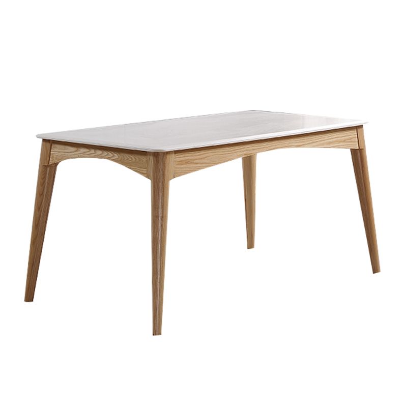 Simple Style Marble Dining Table 4 Legs Base Rectangle Table for Kitchen Clearhalo ' dining_table' 'Dining Tables & Seating' 'Dining Tables' 'furn' 'furn_dining_table' 'Furniture' 'furniture_dining_table' 'Kitchen & Dining Furniture' 'kitchen&dining_furn' 'kitchen' 'kitchen_dining_table' 1200x1200_8cb7e559-aa67-4d17-bb01-830e8c03a4bd