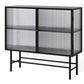 Modern Metal China Cabinet Glass Doors Storage Cabinet for Dining Room Clearhalo 'Display & China Cabinets' 'display_china_cabinets' 'furn' 'furn_display_china_cabinets' 'Furniture' 'Kitchen & Dining Furniture' 1200x1200_8cb835d5-f5c2-4edb-9b4b-051defd86659