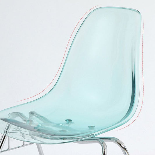 Stackable Armless Dining Chairs Solid Back Side Chairs with Metal Legs Clearhalo ' kitchen&dining_furn' 'Dining Chairs' 'Dining Tables & Seating' 'dining_chair' 'Furniture' 'furniture_dining_chair' 'Kitchen & Dining Furniture' 'kitchen' 1200x1200_8cbbf92f-5219-4e23-a4fd-5cf7ee1516f9