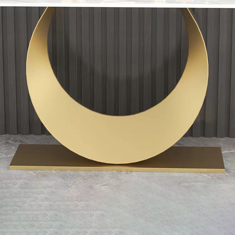 31.5 "hoge stenen accenttafel moderne krasbestendige eindtafel voor hal