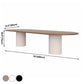 Minimalist Solid Wood Standard Dining Table Oval Kitchen Dining Table with Double Pedestal Base Clearhalo ' dining_table' 'Dining Tables & Seating' 'Dining Tables' 'furn' 'furn_dining_table' 'Furniture' 'furniture_dining_table' 'Kitchen & Dining Furniture' 'kitchen&dining_furn' 'kitchen' 'kitchen_dining_table' 1200x1200_8cbe16e3-5fbe-495a-8666-98436781d752