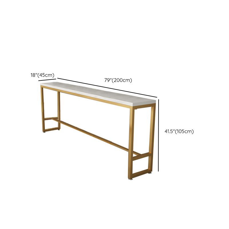 Glam Style Wooden Counter Table Rectangle Counter Table for Home Clearhalo 'Bar Furniture' 'Bar Tables' 'bar_tables' 'furn' 'furn_bar_tables' 'Furniture' 'Kitchen & Dining Furniture' 1200x1200_8cbe4ce1-1fc9-41d1-b139-41c2ac6fcdc2