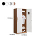 Contemporary Style Wardrobe Metal Home Wardrobe Closet with Doors Clearhalo 'Armoires & Wardrobes' 'armoires_wardrobes' 'Bedroom Furniture' 'furn' 'furn_armoires_wardrobes' 'Furniture' 1200x1200_8cbf90ae-69df-4737-a5ce-bfab7126825c
