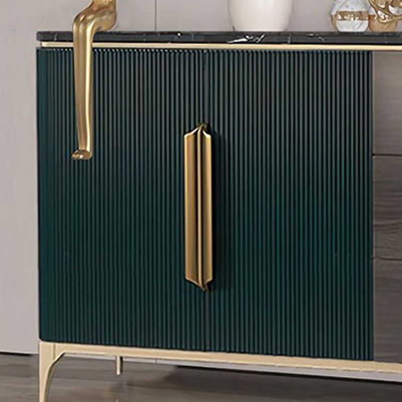 Credenza a scaffalatura regolabile moderna e contemporanea con cassetti e armadi