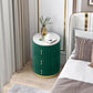 Round Slate Bedside Cabinet Modern Minimalist Bedside Table with Drawers Clearhalo 'Bedroom Furniture' 'furn' 'furn_night_stand' 'Furniture' 'night_stand' 'Nightstands' 1200x1200_8cc17b4a-f0b1-45ad-a6e5-cb4edbe6bf96