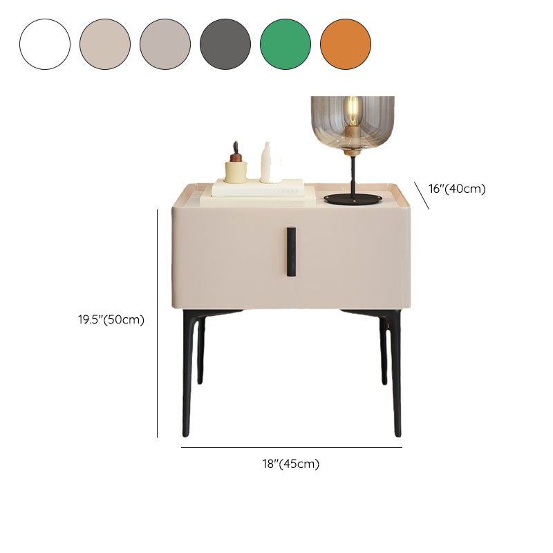 Contemporary Night Table Storage Accent Table Nightstand with 1 Drawer Clearhalo 'Bedroom Furniture' 'furn' 'furn_night_stand' 'Furniture' 'night_stand' 'Nightstands' 1200x1200_8cc2dbf8-793f-49ad-b8d6-43f1b7cb5786