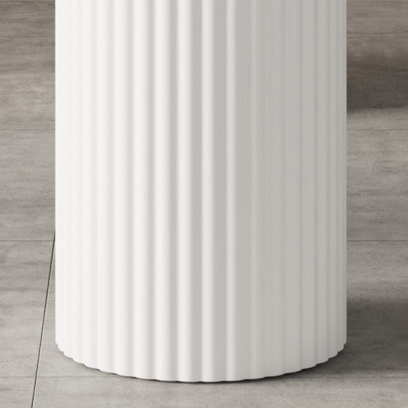 Oval Sintered Stone Dining Table Modern White Furniture with Double Pedestal for Home Clearhalo 'Dining Tables & Seating' 'Dining Tables' 'dining_table' 'furn' 'furn_dining_table' 'Furniture' 'Kitchen & Dining Furniture' 1200x1200_8cc5cb68-95d6-4feb-b787-96164285a421