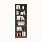 9.5"W Modern Wood Bookshelf Rectangular Shelves Bookcase for Living Room