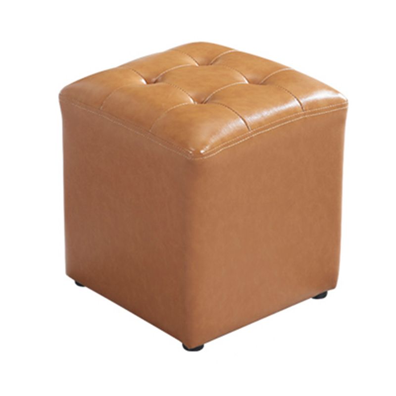 White Modern Square Standard Stain Resistant Standard for Drawing Room Clearhalo 'furn' 'furn_ottomans_poufs' 'Furniture' 'Living Room Furniture' 'Ottomans & Poufs' 'ottomans_poufs' 1200x1200_8cc7ad36-3056-4308-b1ec-0ec4dc681d5d