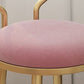 Scandinavian Upholstered Side Chairs Open Back Dining Side Chair