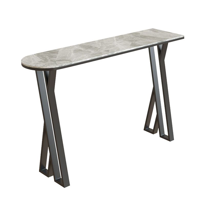 Industrial Style Bar Table Artificial Stone Top 42-inch Height Pub Table for Dining Room Clearhalo 'Bar Furniture' 'Bar Tables' 'bar_tables' 'furn' 'furn_bar_tables' 'Furniture' 'furniture_bar_tables' 'Kitchen & Dining Furniture' 'kitchen&dining_furn' 'kitchen' 1200x1200_8cca0222-95a9-42c1-ae47-ee7c1ebee74c
