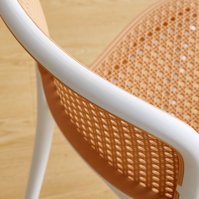 Indoor Contemporary Side Chair Open Back Plastic Dining Room Chair Clearhalo ' kitchen&dining_furn' 'Dining Chairs' 'Dining Tables & Seating' 'dining_chair' 'furn' 'furn_dining_chair' 'Furniture' 'furniture_dining_chair' 'Kitchen & Dining Furniture' 'kitchen' 1200x1200_8cccba73-7651-49e8-9dbd-c123c108b35d