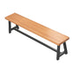 11.7-inch W Modern Entryway Bench Solid Wood Rectangle Seating Bench Clearhalo 'Benches' 'Chairs & Seating' 'furn' 'furn_benches' 'Furniture' 'Living Room Furniture' 1200x1200_8cce42cd-0f5b-451d-a31c-c86fba8995ce