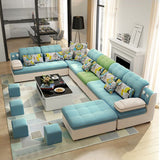 Cushion Back Pillow Top Arm Tufted Sectional Sofa Set for Living Room Clearhalo 'Furniture' 'furniture_sectionals' 'kitchen' 'kitchen_sectionals' 'Living Room Furniture' 'Sectionals' 1200x1200_8cce89ff-6e12-4a29-b10a-157b14fff448