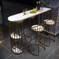 Modern 1/3/5 Pieces Bar Table Set Stone Counter Table with High Stools Clearhalo 'Bar Furniture' 'furn' 'furn_home_bar_bar_sets' 'Furniture' 'Home Bars & Bar Sets' 'home_bar_bar_sets' 'Kitchen & Dining Furniture' 1200x1200_8ccf1d5b-3fe4-45ba-9d70-fb994a981cd4